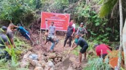 Reses di Marowaning, Anggota DPRD Matim Paulus Yorit Poni Gelar Bakti Sosial Pengerjaan Bak Air dan Jaringan Perpipaan