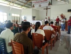 Forkoma Berdampak: Alumni PMKRI Manggarai Donasi Pembangunan Gereja Stella Maris Wae Cepang