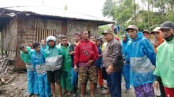 Wabup Manggarai Timur Tinjau Lokasi Longsor di Desa Goreng Meni, Pastikan Penanganan Korban Berjalan Maksimal