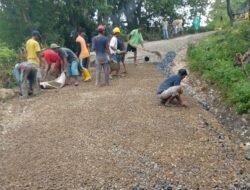 Proyek Jalan Kedindi-Kajong CV. Dwi Satria Hampir Rampung, Warga Reok Beri Apresiasi Positif