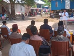 Perdana Pasca Dilantik, Junaidin Mahasan Gelar Halal Bihalal di Kampung Halaman