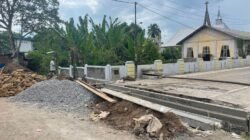 Sempat Terendam Banjir, Drainase Jalan Kisol–Mok di Manggarai Timur Kini Diperbaiki