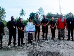Perkuat Komitmen Sosial, Bank NTT Cabang Ruteng Donasi Pembangunan Masjid Nurul Akhlak Nangawoja