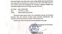 Dinas Perindustrian dan Perdagangan Kabupaten Manggarai Gelar Bazar Murah Jelang Ramadhan di Reok