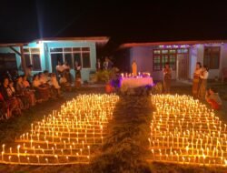 Aksi Seribu Lilin Umat Katolik di Manggarai Daraskan Doa Perdamaian untuk Dunia