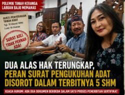 Polemik 5 SHM Keranga: Dua Alas Hak Berbeda, Fungsionaris Adat Nggorang Dipertanyakan