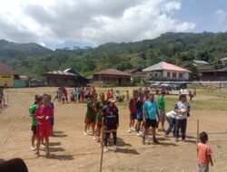Turnamen Bola Voli Antar KBG Tingkat Stasi Nggari Resmi Dibuka, Semarakkan Pentakosta 2026