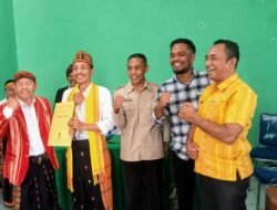 Hendrikus Lanur Resmi Mendaftar Sebagai Calon Kepala Desa Wudi, Usung Tagline Orang Muda Berkarya