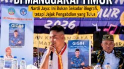 Gigih” Diluncurkan di Manggarai Timur, Nardi Jaya: Ini Bukan Sekadar Biografi, tetapi Jejak Pengabdian yang Tulus