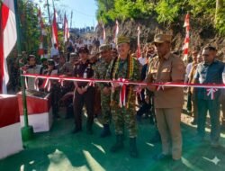 Kemanunggalan TNI dan Rakyat: Pangdam IX/Udayana Resmikan Jembatan Garuda di Reok, Buka Akses Kesejahteraan Warga Manggarai