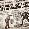The Decline of Intellectual Humility in Modern Language