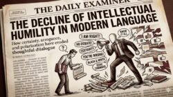 The Decline of Intellectual Humility in Modern Language