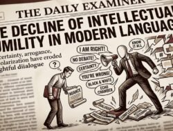 The Decline of Intellectual Humility in Modern Language