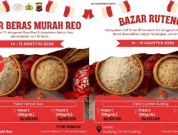 Dukung Ketersediaan Pangan, Piter Henoek (CV Anugerah Raya) Inisiasi Bazar Beras Murah di Reo dan Ruteng Sambut HUT RI ke-81