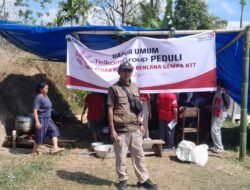 Kades Golo Mendo Dirikan Dapur Umum, Pastikan Makanan Tersalurkan Merata kepada 1.003 Jiwa Terdampak Gempa