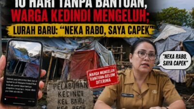 10 Hari Tanpa Bantuan, Warga Kedindi Mengeluh; Lurah  Baru: “Neka Rabo, Saya Capek”