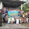 Aliansi Mahasiswa NTT dan Polres Bogor Serahkan Bantuan untuk Korban Bencana di Kisol