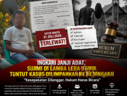 Ingkari Janji Adat, Suami di Lamba Leda Utara Tuntut Kasus Dilimpahkan ke Kejaksaan