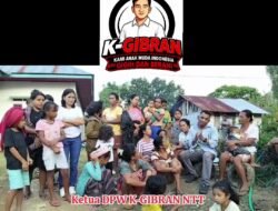 Hadir Bersama Warga di Tengah Reruntuhan, K-GIBRAN NTT Salurkan Bantuan untuk Warga Satar Ngkeling