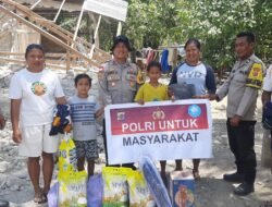 Jejak Sigap Polsek Reok di Tengah Bencana: Bersinergi Mengawal Kemanusiaan dan Merawat Harapan Warga