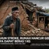 Rumah Hancur Diterjang Gempa, Lansia Penderita Stroke 14 Tahun di Reok Bertahan di Gubuk Darurat
