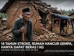 Rumah Hancur Diterjang Gempa, Lansia Penderita Stroke 14 Tahun di Reok Bertahan di Gubuk Darurat