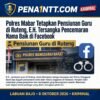 Pensiunan Guru Asal Ruteng Ditetapkan Tersangka Kasus Dugaan Pencemaran Nama Baik di Facebook