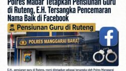 Pensiunan Guru Asal Ruteng Ditetapkan Tersangka Kasus Dugaan Pencemaran Nama Baik di Facebook