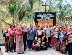 Tutup Pintu Dialog, Masyarakat Adat Atakore Blokade Pengadaan Lahan PLTP Atadei