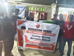 Reses di Desa Kaju Wangi, Yorit Poni Salurkan Alat Perontok Padi untuk Poktan Muda Golo Lebo
