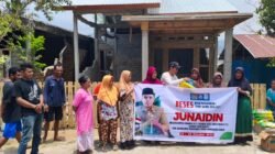 Warga Mata Air Ucapkan Terima Kasih, Junaidin Mahasan Kembali Salurkan Bantuan Pascagempa