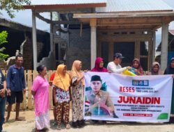 Warga Mata Air Ucapkan Terima Kasih, Junaidin Mahasan Kembali Salurkan Bantuan Pascagempa