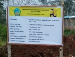 Proyek Jalan Nceang-Lopa Berjalan Sesuai Prosedur, Warga Golo Lada Apresiasi Kinerja PUPR dan Kontraktor