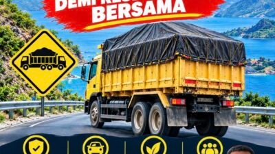 Pemerintah Kabupaten Manggarai Timur Tegaskan Kewajiban Tutup Muatan Dump Truk Demi Keselamatan Bersama
